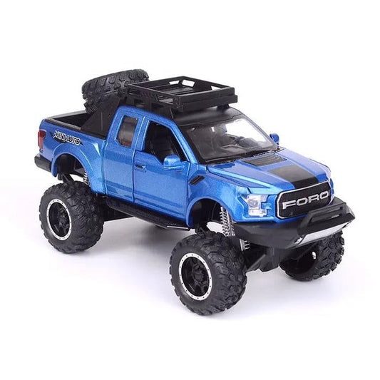 Ford Raptor F150 Pick-up Scale Model Diecast Metalcar - All Size