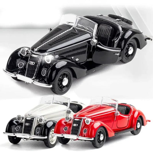 1:24 Scale Exclusive Alloy Metal Pull Back Die-cast Car Model with Sound Light Mini Auto Toy for Kids Metal Model Toy Car with Sound and Light (1.24 Merrc U5000 Monster-Multicolor)