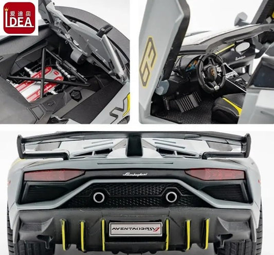 Lamborghini Svj-63 Scale Model Diecast Metalcar - All Size