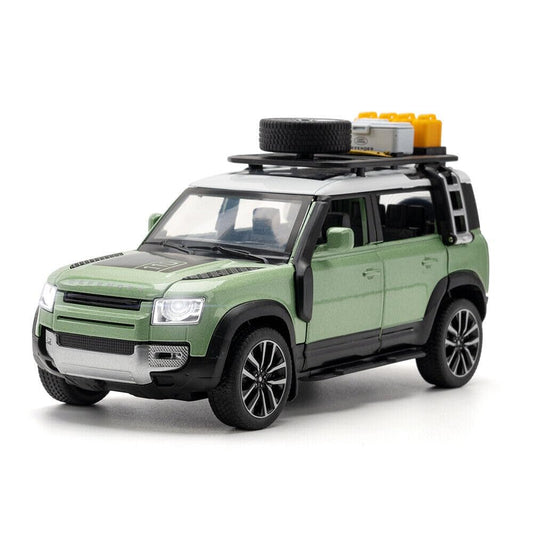 Defender Camping - Diecast Metal Car - Scale 1:24