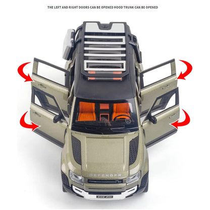 Defender Land Rover- Diecast Metal Car - Scale 1:24