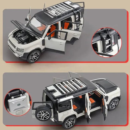 Defender Land Rover- Diecast Metal Car - Scale 1:24