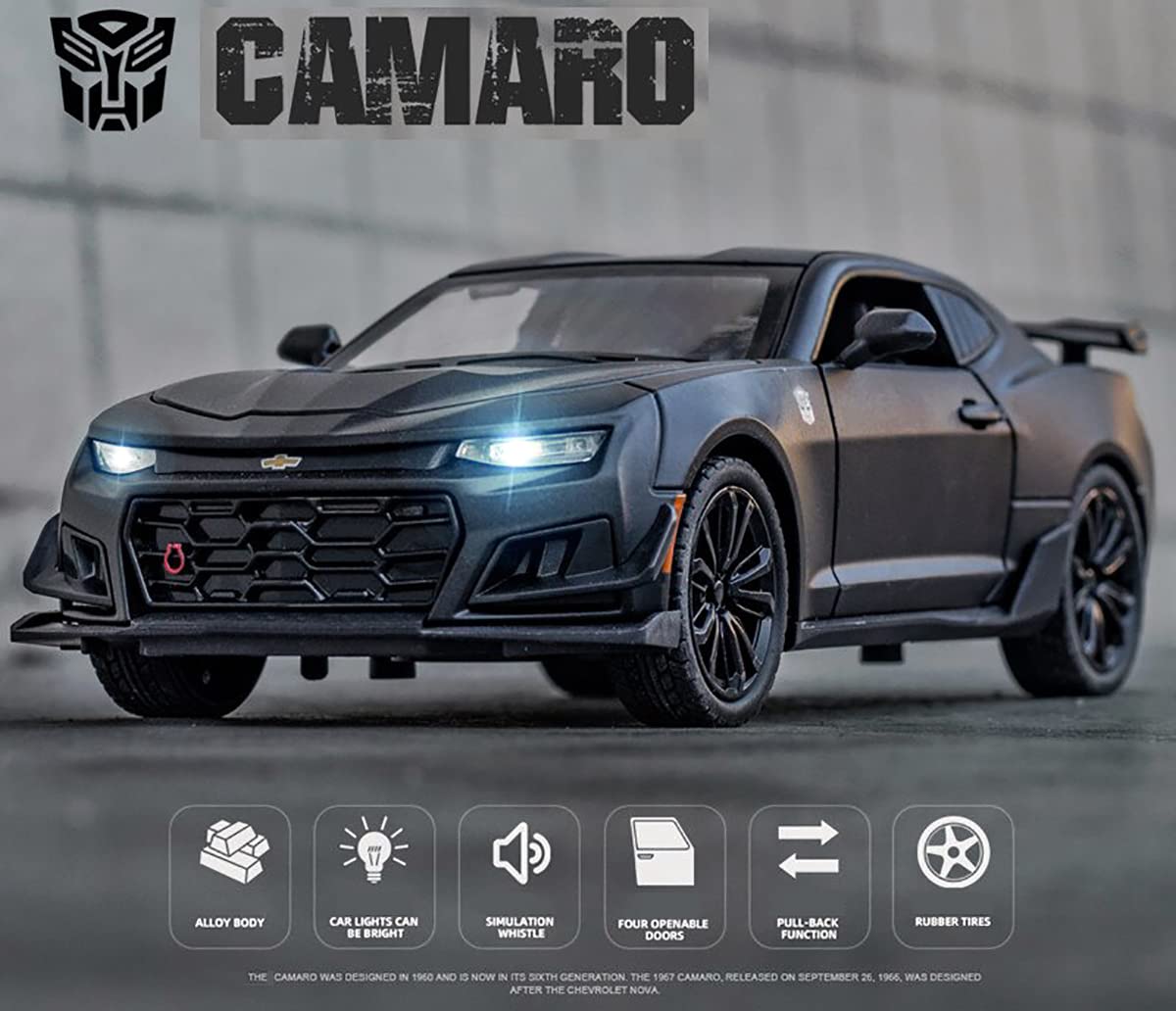 CHEVROLET CAMARO - Diecast Metal Car - Scale 1:32