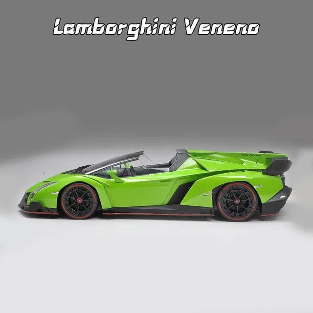 Lamborghini Veneno Scale Model Diecast Metalcar - All Size