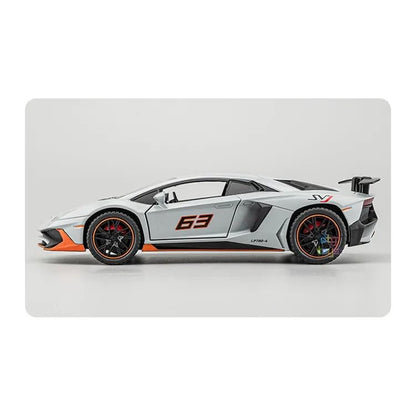 Lamborghini Svj-63 Scale Model Diecast Metalcar - All Size
