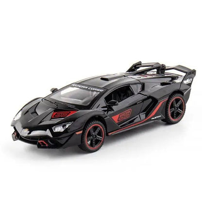1:24 Scale Exclusive Alloy Metal Pull Back Die-cast Car Model with Sound Light Mini Auto Toy for Kids Metal Model Toy Car with Sound and Light (1.24 Amg Benz-Class Exy 6X6 -Black)