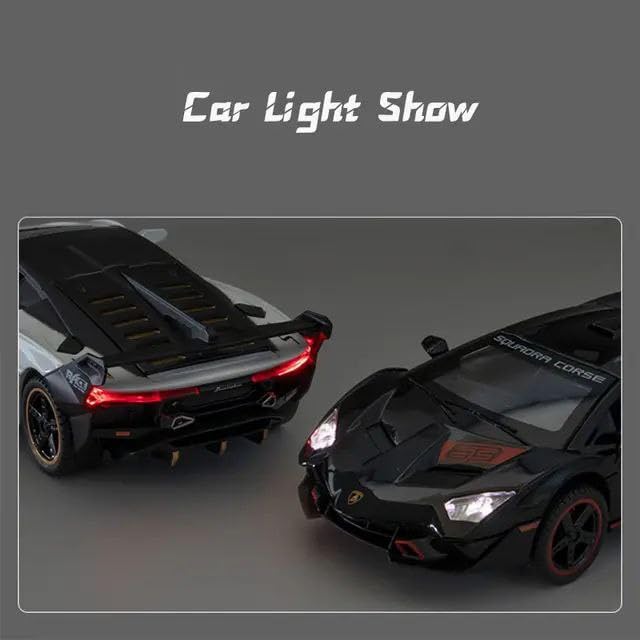 1:24 Scale Exclusive Alloy Metal Pull Back Die-cast Car Model with Sound Light Mini Auto Toy for Kids Metal Model Toy Car with Sound and Light (1.24 Amg Benz-Class Exy 6X6 -Black)