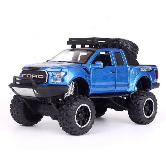 Ford Raptor F150 Pick-up Scale Model Diecast Metalcar - All Size