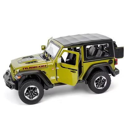 Wrangler Rubicon Thar Jeep Scale Model Diecast Metal Car - All Size