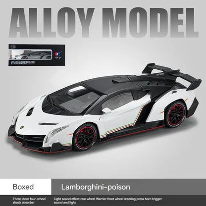 Lamborghini Veneno Scale Model Diecast Metalcar - All Size