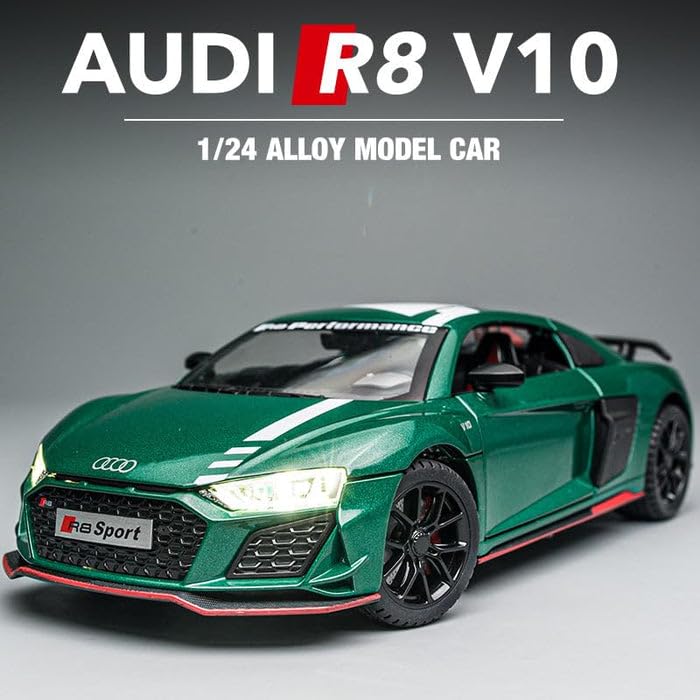 Audi R8 V10 Scale Model Diecast Metalcar