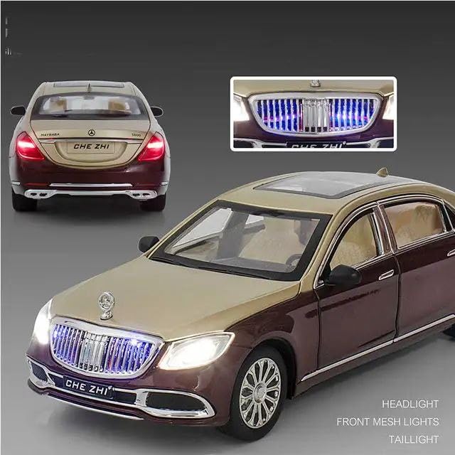 Scale Exclusive Alloy Metal Pull Back Die-cast Car Model with Sound Light Mini Auto Toy for Kids Metal Model Toy Car with Sound and Light (1:24 Scale Wuling Van Modified-RED)