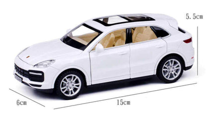 DIECAST METAL PULLBACK TOY CAR WITH OPENABLE DOORS