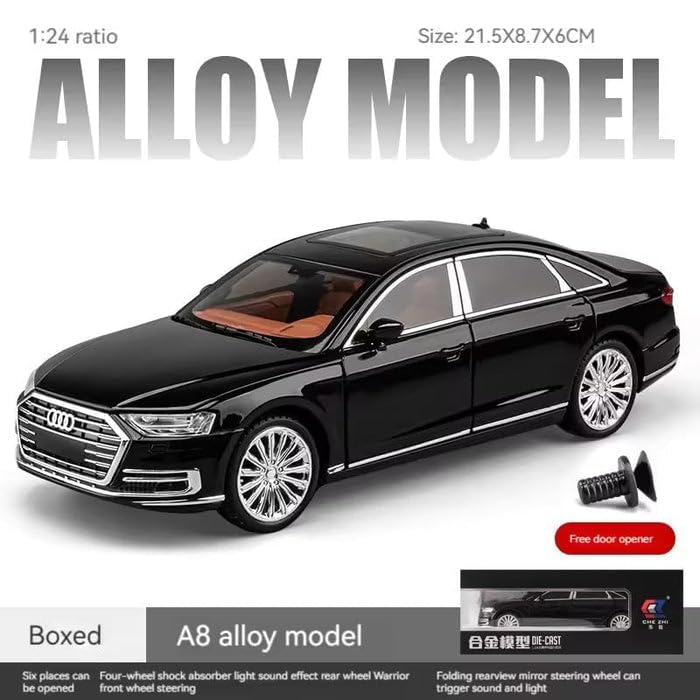 Audi A8 Scale Model Diecast Metalcar
