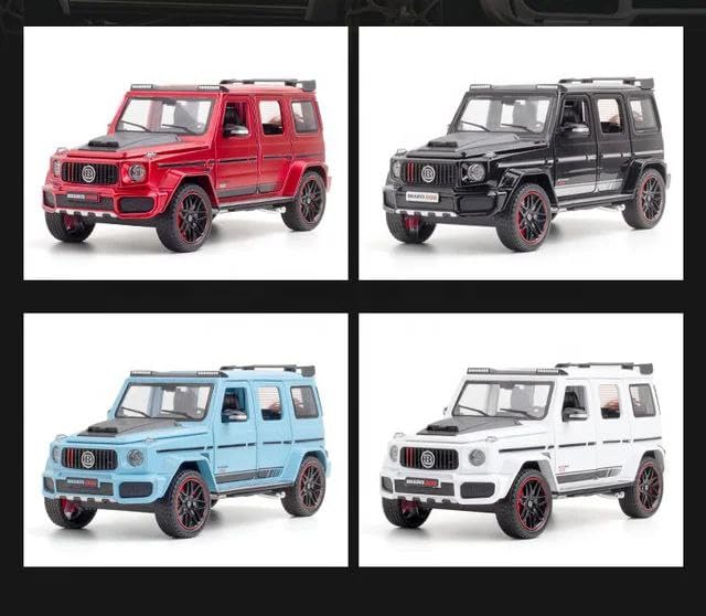1:24 Scale Land Rover Defender Exclusive Alloy Metal Pull Back Die-cast Car Model with Sound Light Mini Auto Toy for Kids with Sound and Light (RR Defender- Multicolor)
