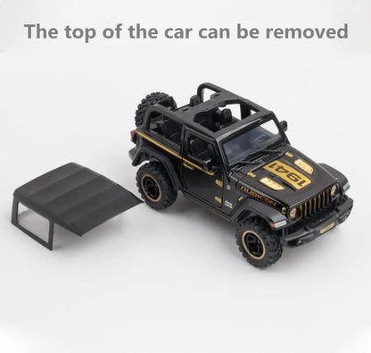 Wrangler Rubicon Thar Jeep Scale Model Diecast Metal Car - All Size