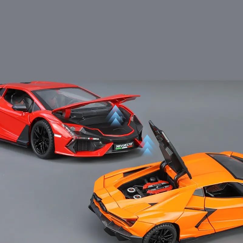 Lamborghini Revuelto Scale Model Diecast Metalcar