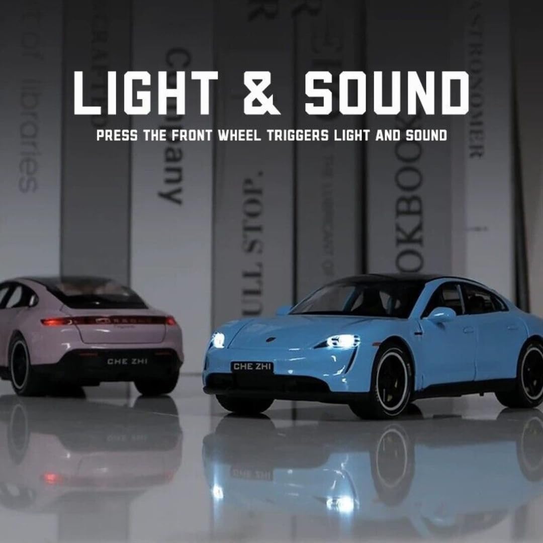 1:24 Scale Exclusive Alloy Metal Pull Back Die-cast Car Model with Sound Light Mini Auto Toy for Kids Metal Model Toy Car with Sound and Light(1.24 -Scale Bently-Black)