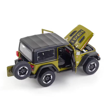 Wrangler Rubicon Thar Jeep Scale Model Diecast Metal Car - All Size