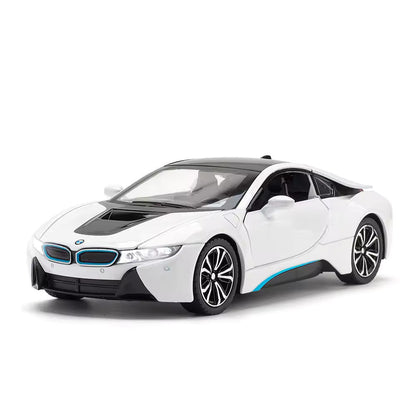 Compatible For Bmw I8 - Diecast Metal Car - Scale 1:24