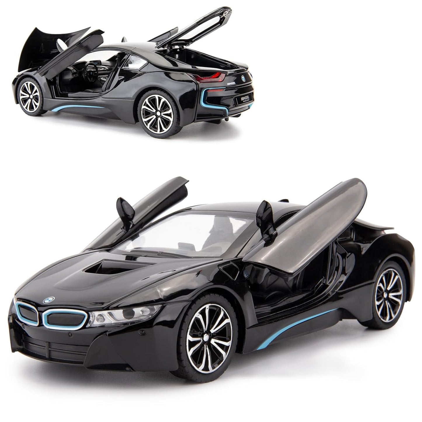 Compatible For Bmw I8 - Diecast Metal Car - Scale 1:24