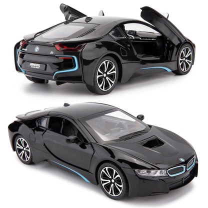 Compatible For Bmw I8 - Diecast Metal Car - Scale 1:24