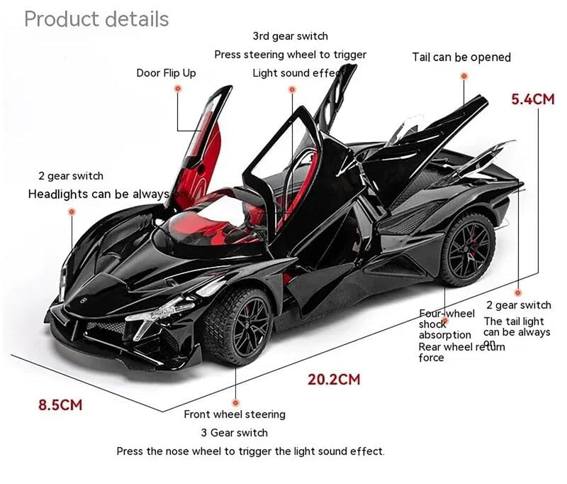 Apollo Ie Scale Model Diecast Metalcar