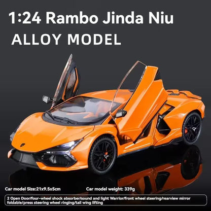 Lamborghini Revuelto Scale Model Diecast Metalcar