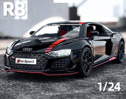 Audi R8 V10 Scale Model Diecast Metalcar