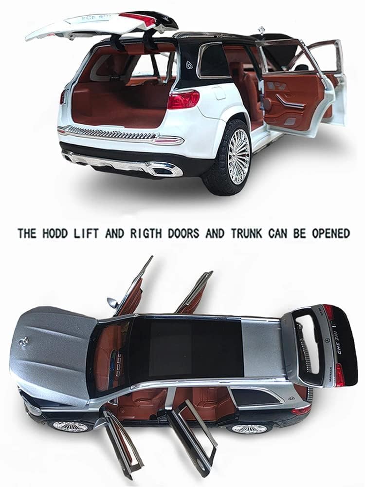 1:24 Scale Exclusive Alloy Metal Pull Back Die-cast Car Model with Sound Light Mini Auto Toy for Kids Metal Model Toy Car with Sound and Light (1.24 Supra LBWK-RED)