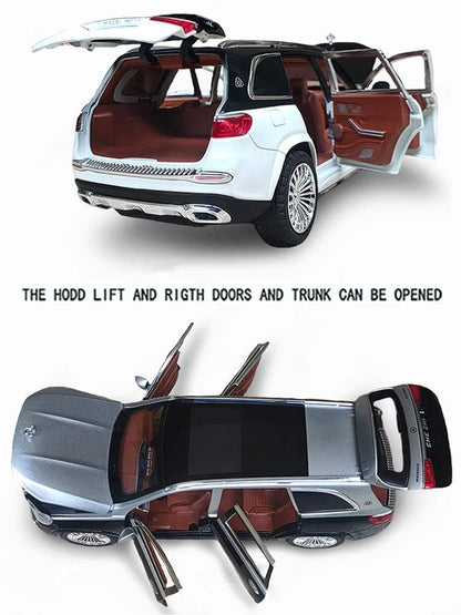 1:24 Scale Exclusive Alloy Metal Pull Back Die-cast Car Model with Sound Light Mini Auto Toy for Kids Metal Model Toy Car with Sound and Light (1.24 Supra LBWK-RED)