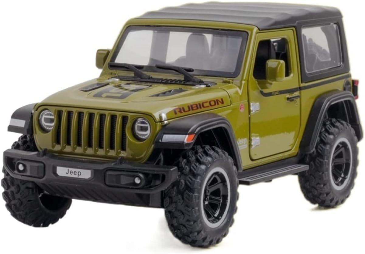 Wrangler Rubicon Thar Jeep Scale Model Diecast Metal Car - All Size