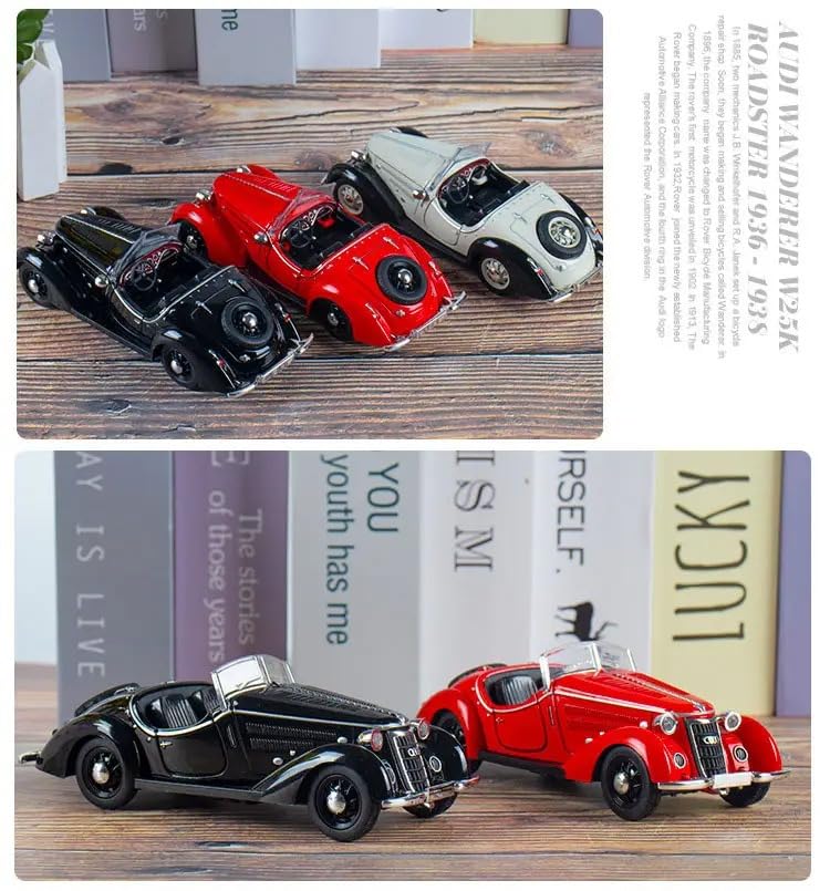 1:24 Scale Exclusive Alloy Metal Pull Back Die-cast Car Model with Sound Light Mini Auto Toy for Kids Metal Model Toy Car with Sound and Light (1.24 Merrc U5000 Monster-Multicolor)