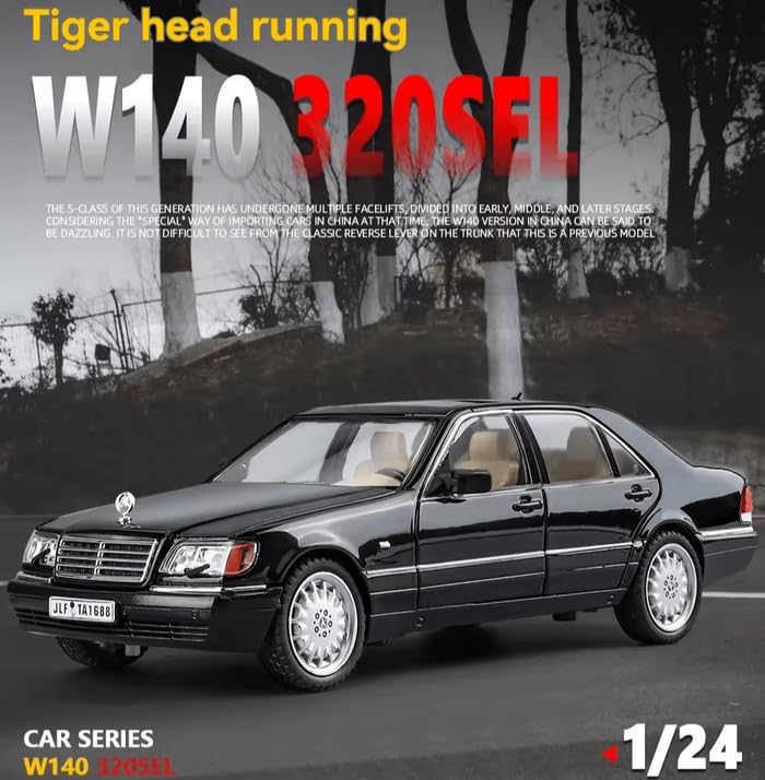 Mercedes-Benz W140 S-Class 1:24 Diecast Scale Model Car