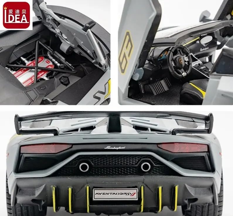 Lamborghini Svj-63 Scale Model Diecast Metalcar - All Size