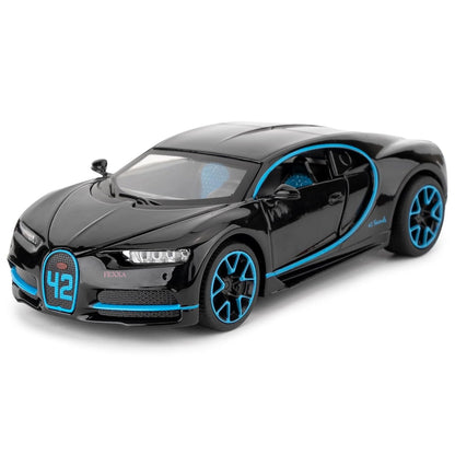 Bugatti Chiiron Scale Model Diecast Metalcar - All Size