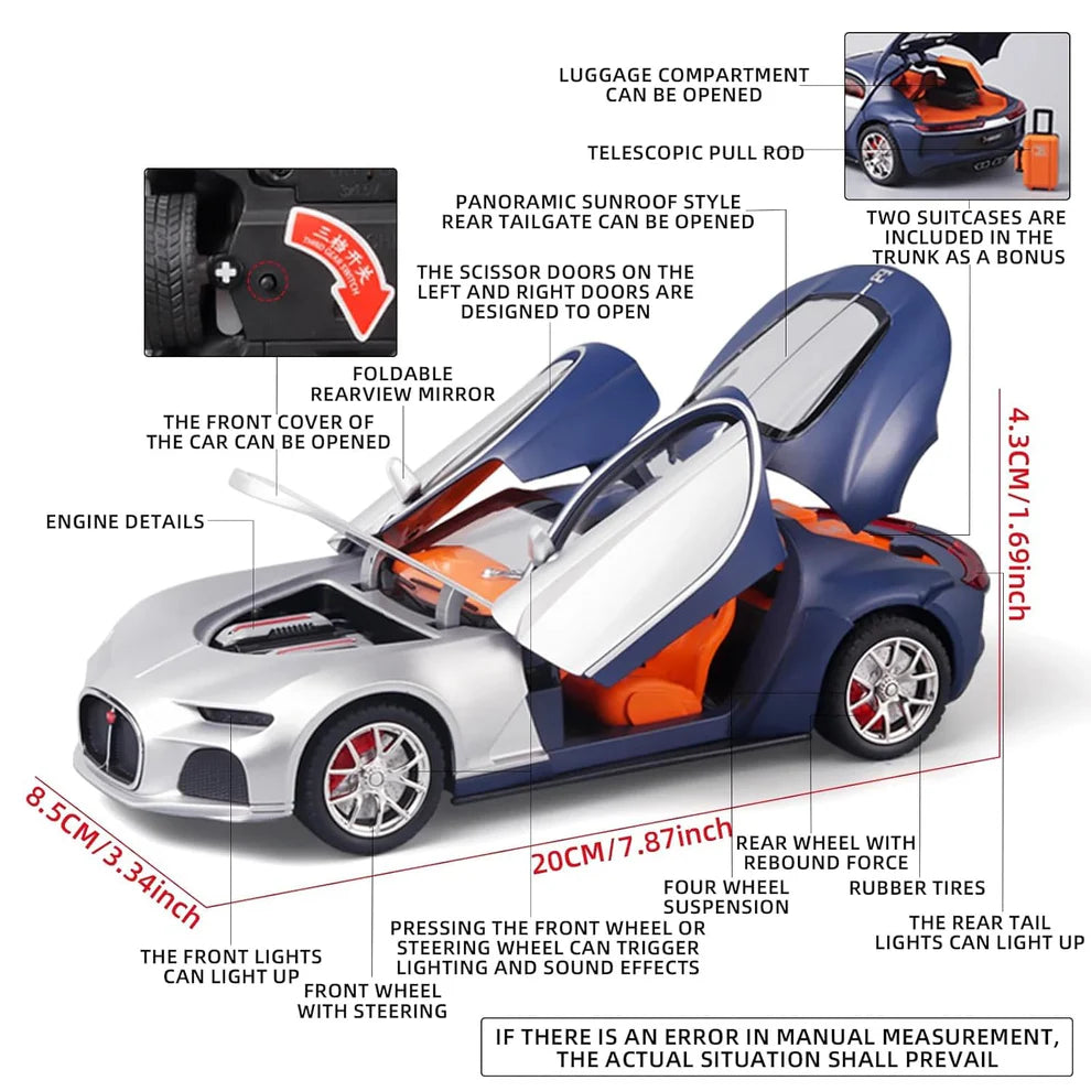 Bugatti Atlantic 1:24 Diecast Scale Model Car