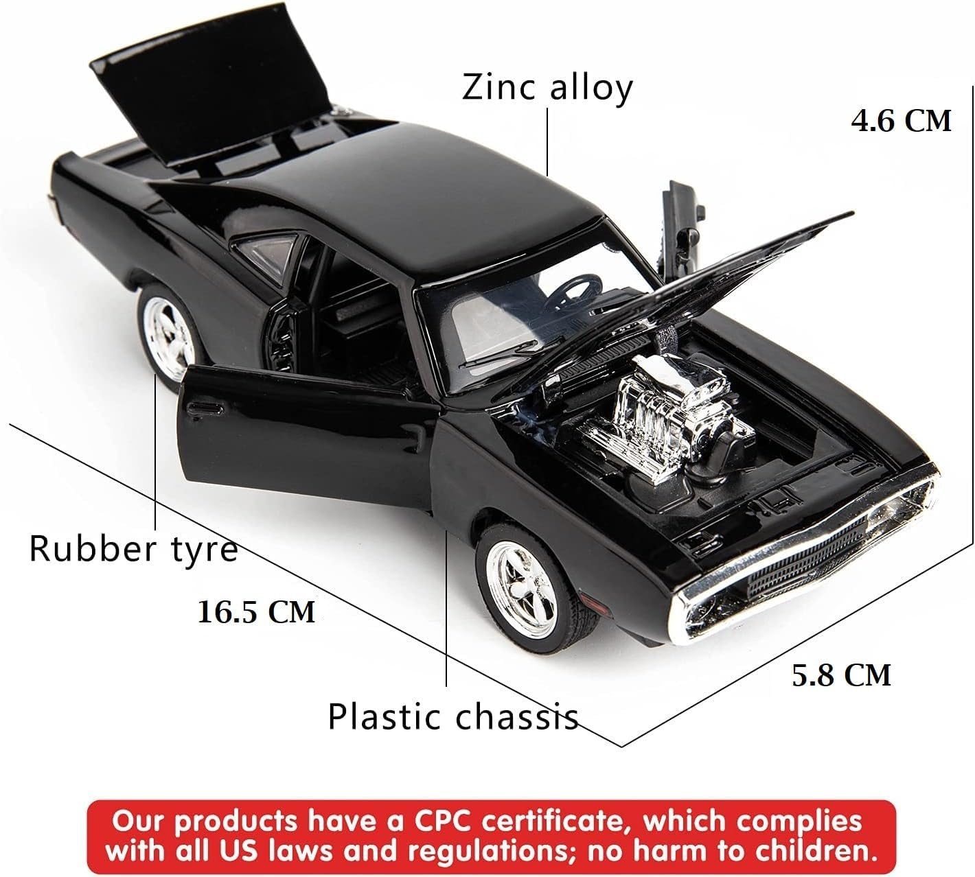 Dodge Charger 1970 Fast & Furious 1:24 diecast scale model car collectible