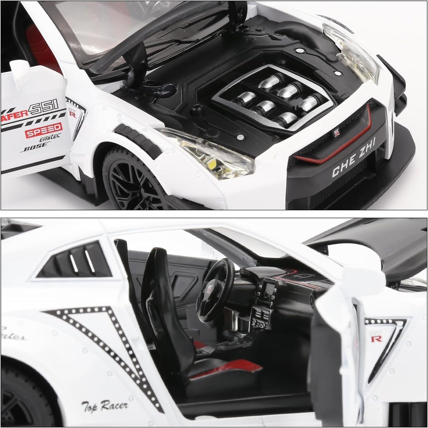 Nissan Gtr Super Sport Scale Model Diecast Metalcar - All Size
